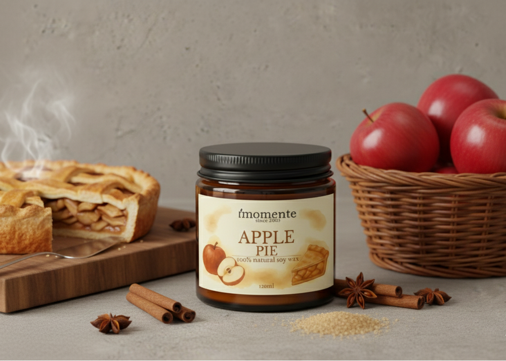 Świeca sojowa MOMENTE Apple Pie  –  120 ml