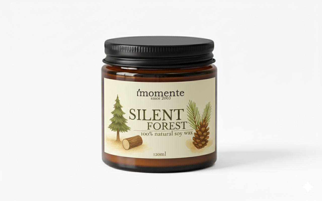 Świeca sojowa MOMENTE Silent Forest – 120 ml