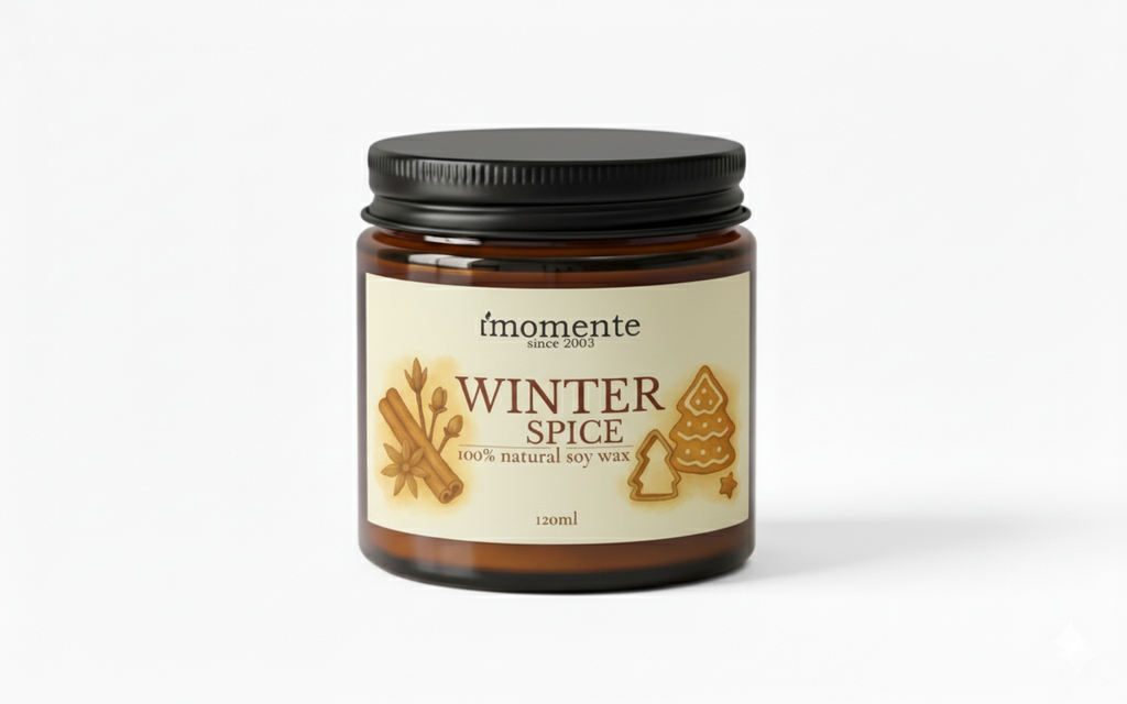 Świeca sojowa MOMENTE Winter Spice – 120 ml